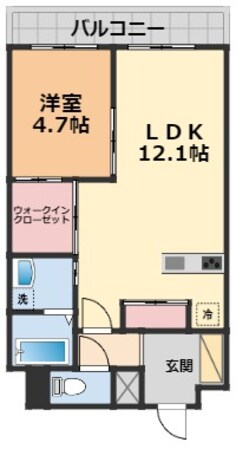 カーサヴィアンカ兼久の物件間取画像